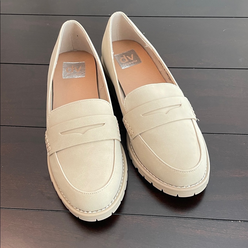 DV by Dolce Vita Cream Penny Loafers